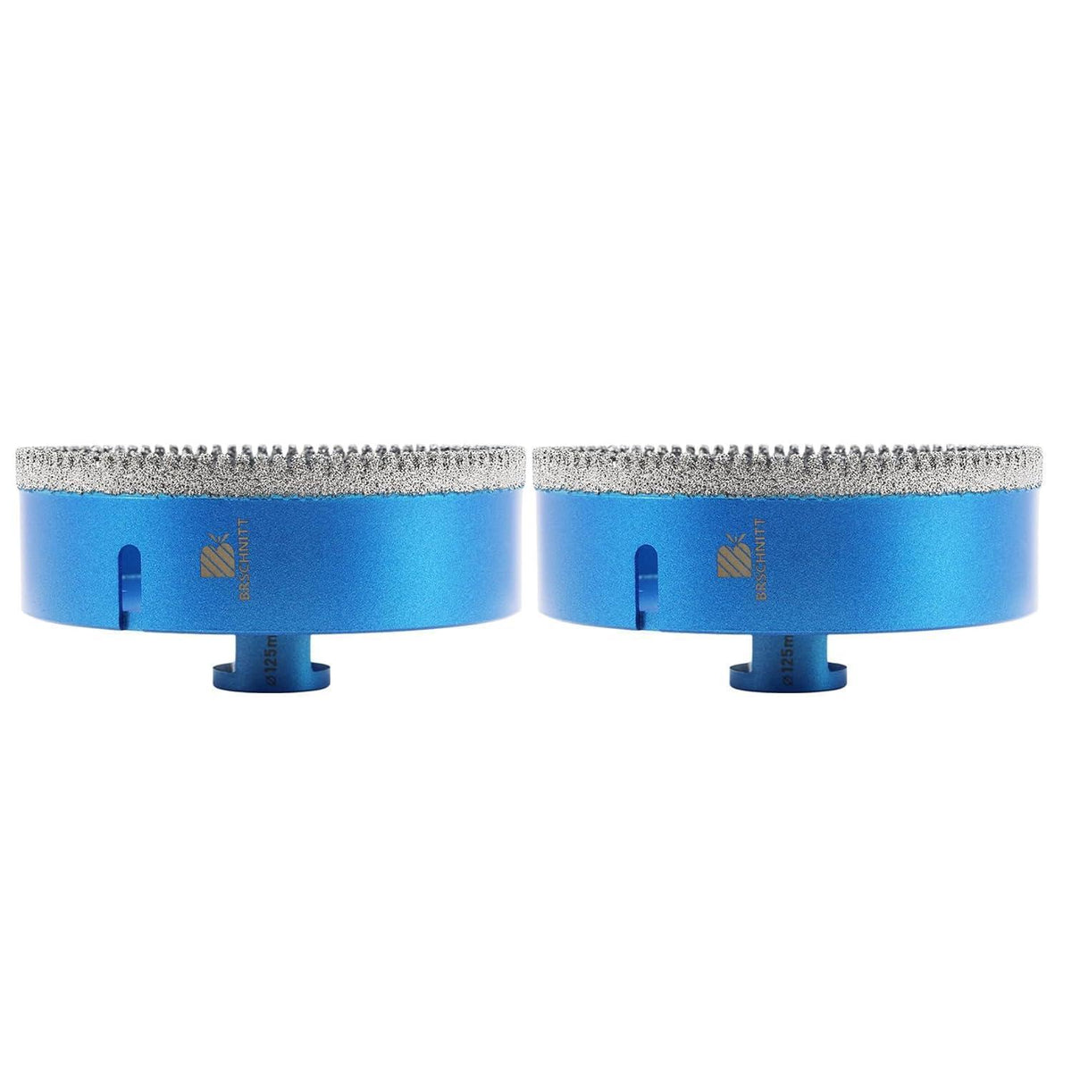 Diamant Fliesenbohrer 125mm M14 für Winkelschleifer (2 Stück)