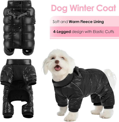 AOFITEE Hundemantel Winter Wasserdicht Warme Hundejacke