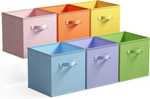 Aufbewahrungswürfel Stoffboxen für Kallax Regal 6er Set 26,7 x 26,7 x