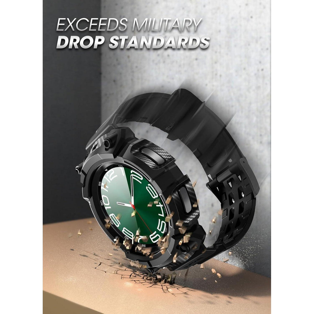Schutzhülle für Galaxy Watch 6 Classic 47mm mit Displayschutzfolie