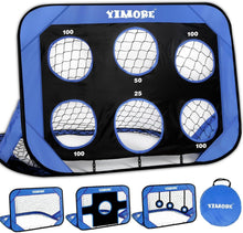 Faltbare Fussballtore mit Tragetasche & 4 Spielmodi