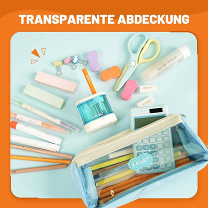 YPLUS Großes Federmäppchen für Schulanfang - Orange