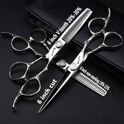 Personalisierte Haarschneidescheren Set 6/7 Zoll für Friseure