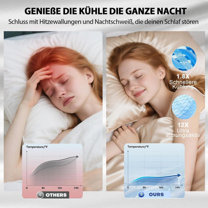 Seidenkissenbezug 40x80 Maulbeerseide - 2er Set, Beige