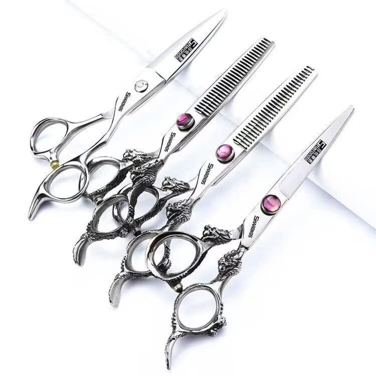 Professionelle Haarschere 6 Zoll - 4er Set Edelstahl