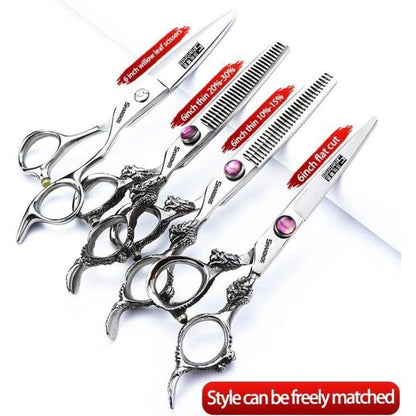 Professionelle Haarschere 6 Zoll - 4er Set Edelstahl