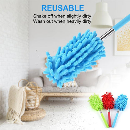Staubwedel Teleskop Ausziehbar Mikrofaser Soft Dusting Cleaner 3er Set
