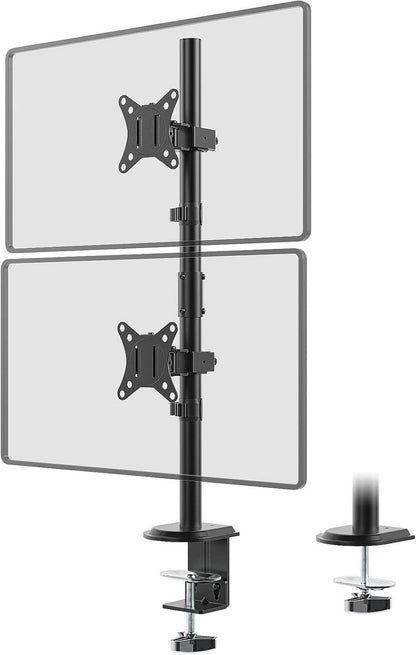 Monitor Halterung 2 Monitore, Extra hohe 80cm Vertical Stack