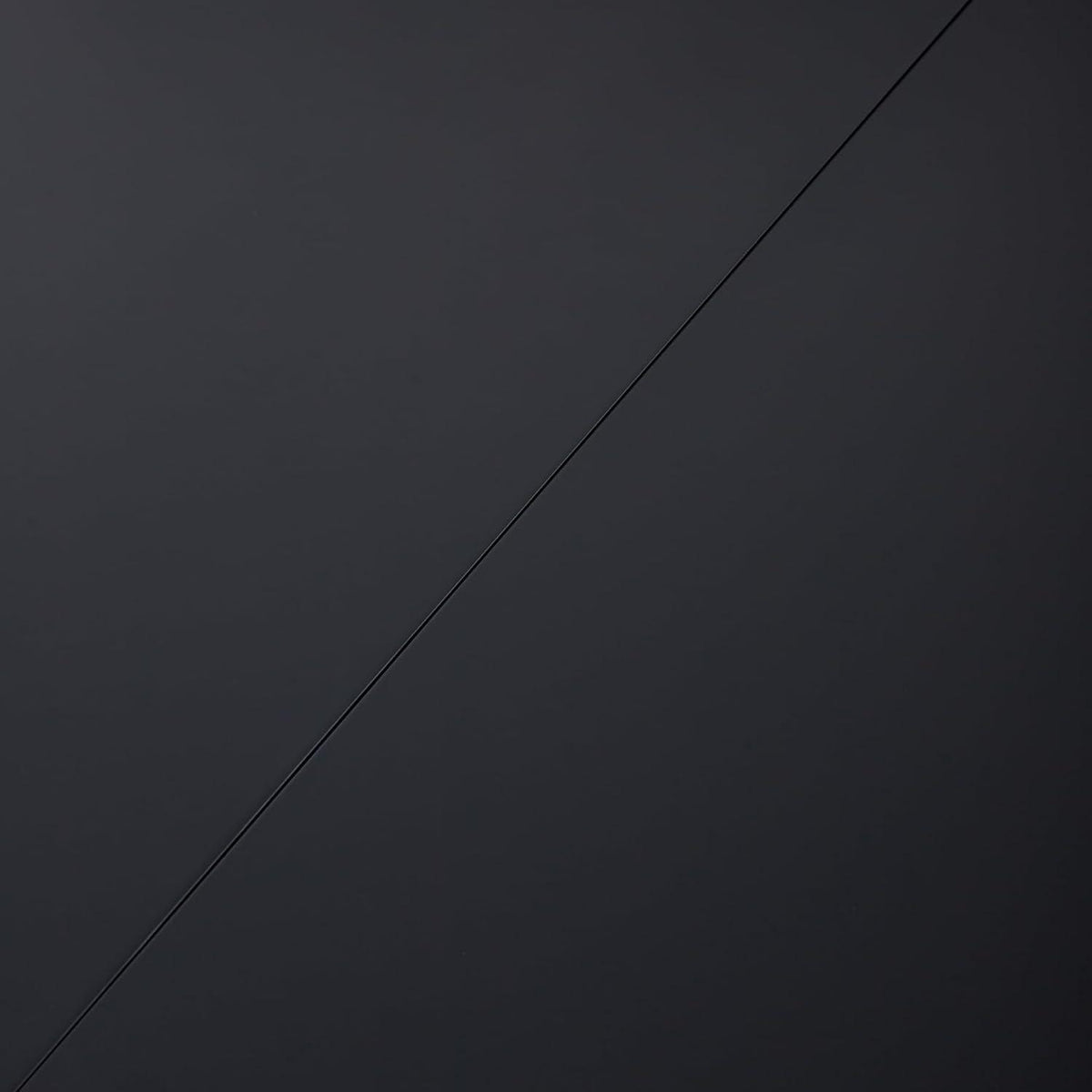 Moderner runder Esstisch – Schwarz, 110cm Durchmesser
