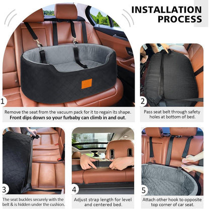 Hundesitz Auto – Sicher & Komfortabel für Große/Mittel Hunde