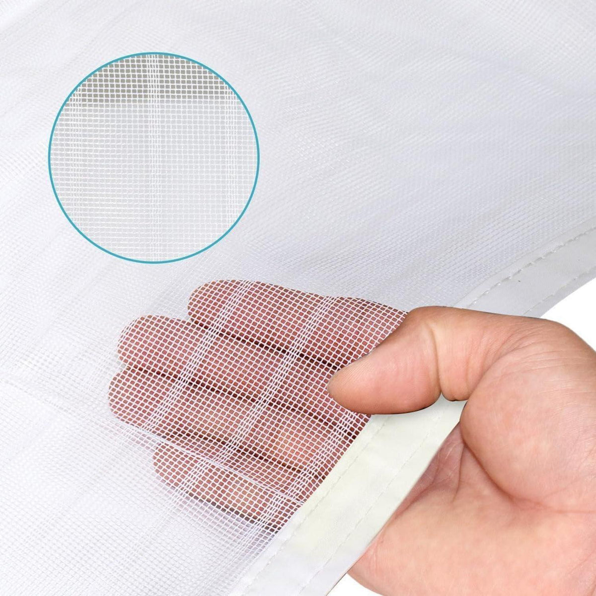 Magnetischer Fliegengitter Tür 110x220cm Weiß