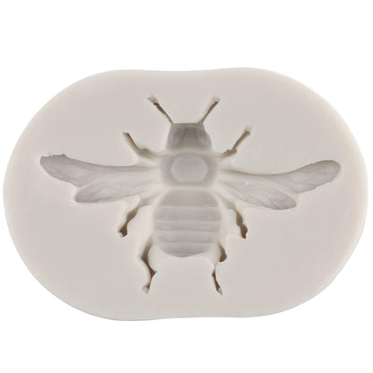 4x Bienen Fondantformen Silikon für Kuchen & Süßigkeiten