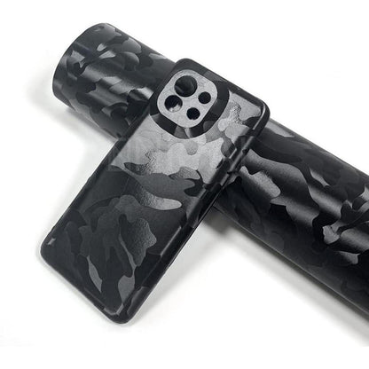 Auto Folie Camouflage Schwarz Glänzend – Selbstklebend 180x152cm