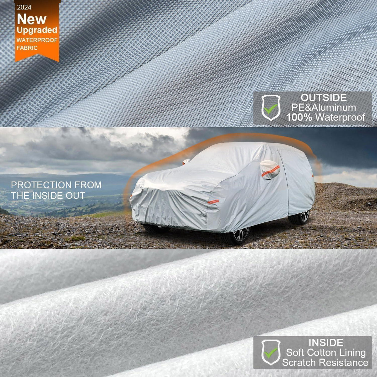 Autoabdeckung für Nissan Qashqai (2017-2025) – Wasserdicht & Atmungsaktiv