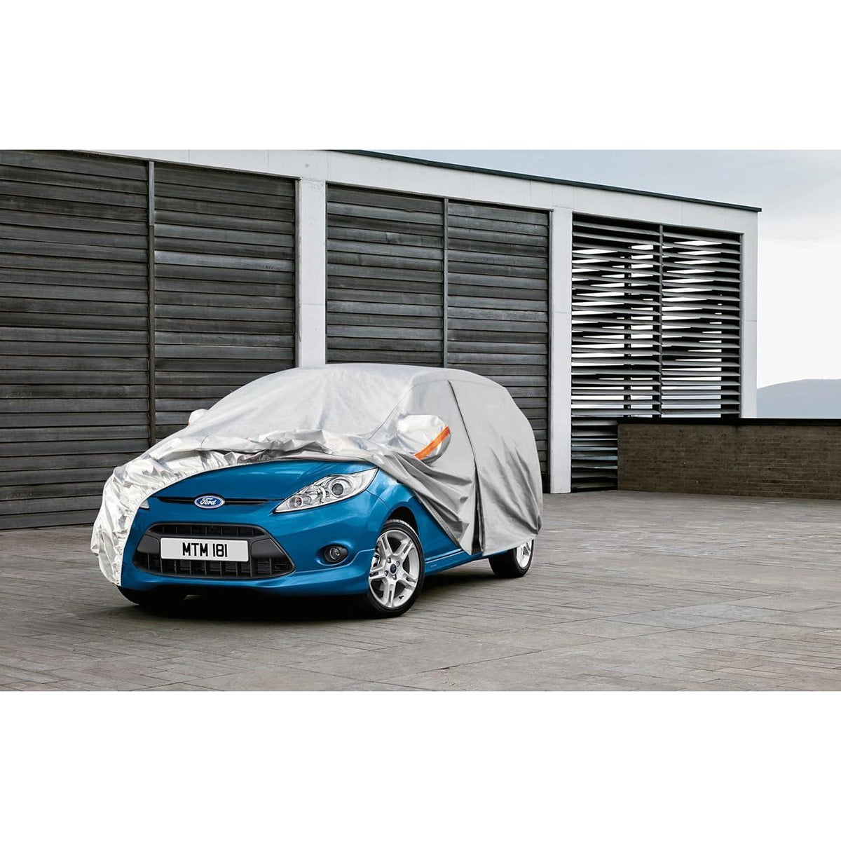 Autoabdeckung Vollgarage Wasserdicht für Ford Fiesta (1989-2025)