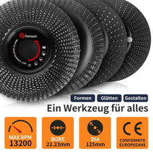 Holz Schleifscheiben 125mm für Winkelschleifer, 4 Stück