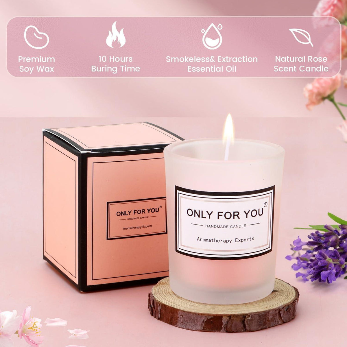 Lumstar Birthday Gifts for Women - 11 in 1 Geschenkset für Frauen - Weinglas, Duftkerzen, Badebombe, Augenmaske, Haarband, Geschenkbox