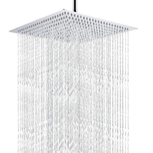 40 cm Quadratischer Regenduschkopf Chrom – Edelstahl & Einfach Installieren
