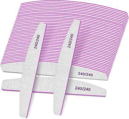 Professionelle Nagelfeilen-Set 25 Stück 240/240 Körnung