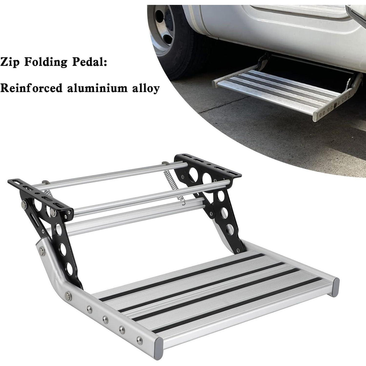 Klappbare Wohnmobil Trittstufe aus Aluminium – Robust & Sicher