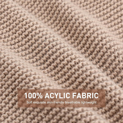Damen Winter Strickmütze mit Visier, Fleece-gefüttert, warm