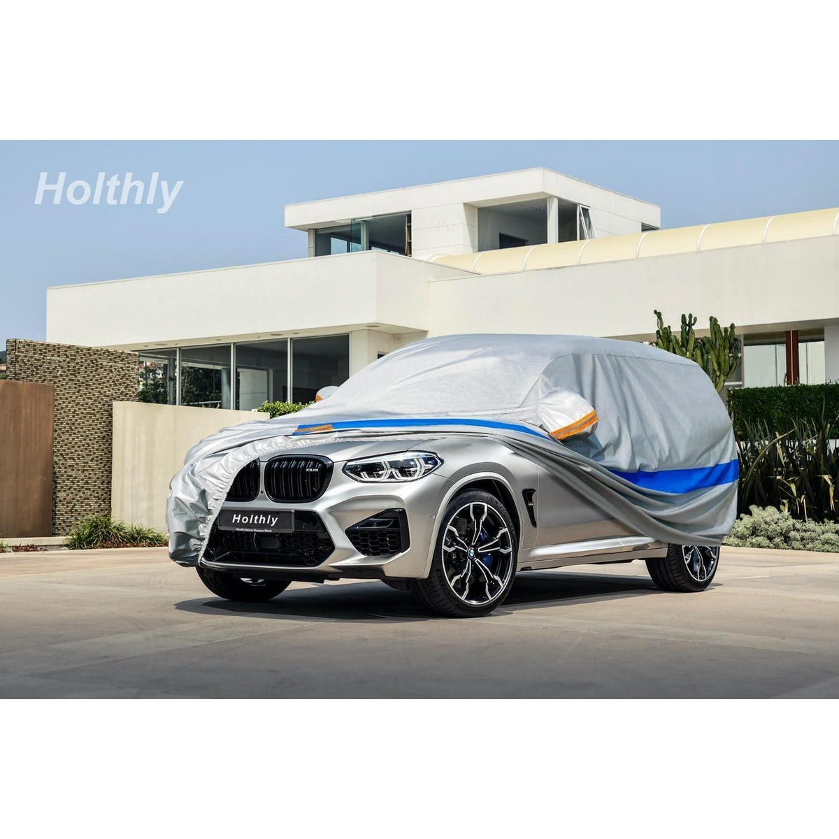 SUV Autoabdeckung Wasserdicht & Atmungsaktiv – Für Audi Q5, BMW X3, u.a. (460-485cm)