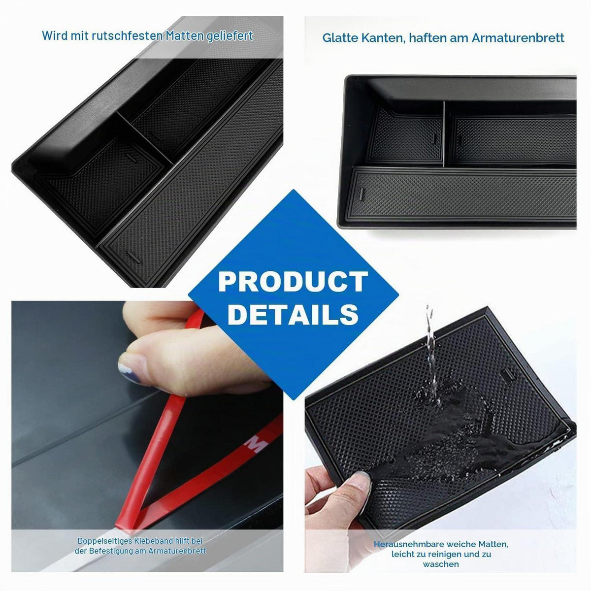 Mittelkonsolen Organizer für Skoda Enyaq iV 2021-2024