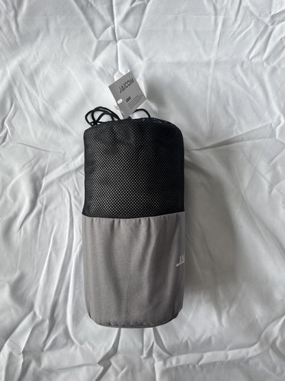 JAICOM Hüttenschlafsack Ultraleichter Seideschlafsack Rucksackreise Mikrofaser Grau