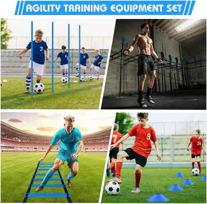 Agility Trainingsset Slalomstangen Fußball Training 6 Stangen