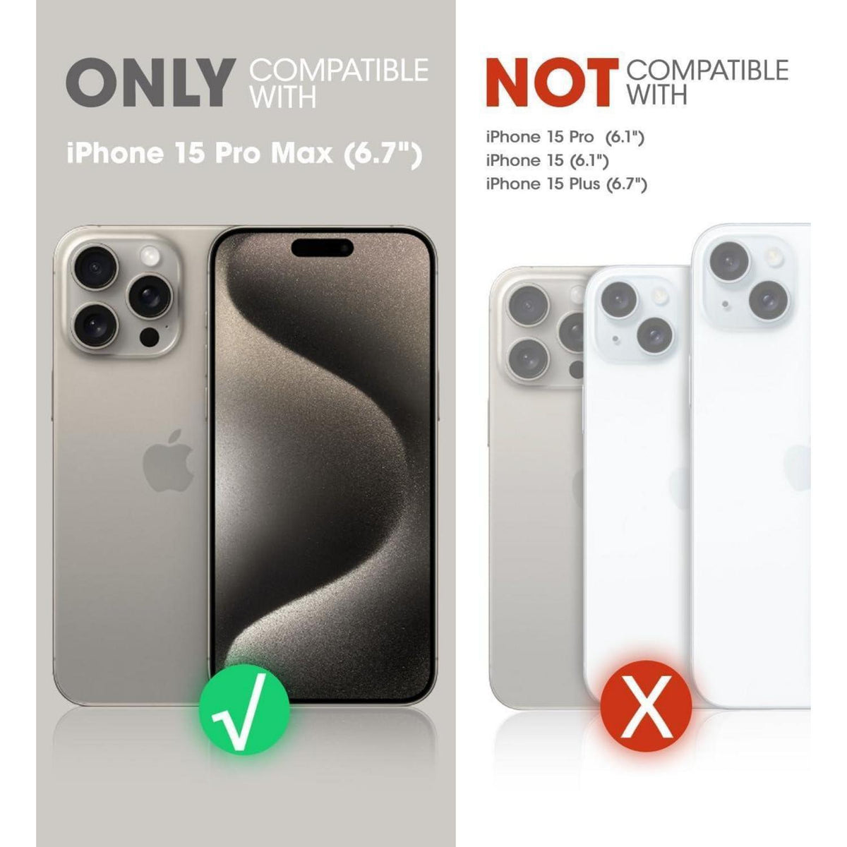 Robuste Hülle für iPhone 15 Pro Max mit MagSafe & Ständer
