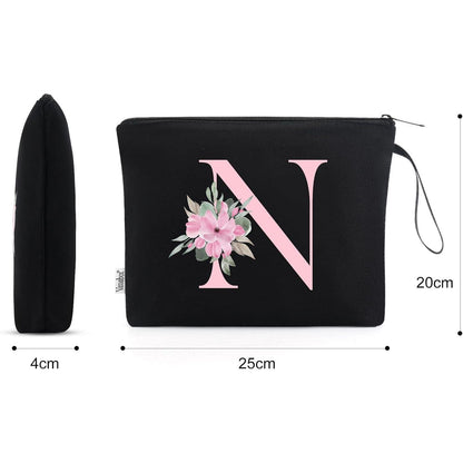 Personalisierte Kosmetiktasche mit Initialen – Geschenk für Frauen