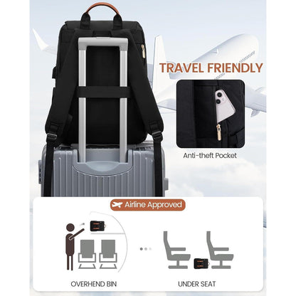 Wasserdichter Laptop Rucksack 17 Zoll mit Laptopfach & Handgepäckfunktion