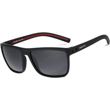 Polarisierte TR90 Sonnenbrille Herren UV400 Schutz Schwarz
