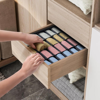 Faltbare Aufbewahrungsbox 24 Zellen – Socken & Unterwäsche Organizer