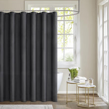 MIULEE Duschvorhang 200x240cm Dunkelgrau Wasserdicht