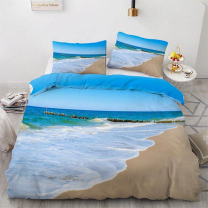 ROUSKI Kinderbettwäsche 135x200 cm Ozean 2-teilig Mikrofaser