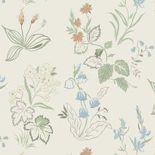 Blumentapete Selbstklebend Beige Grün Blume Blatt 39×500cm