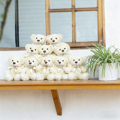 13,5 Zoll Teddybär Plüschtier - 10er Set Weiß