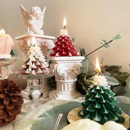 Silikon Gießform Weihnachtsbaum – 2er Set für Kerzen & DIY