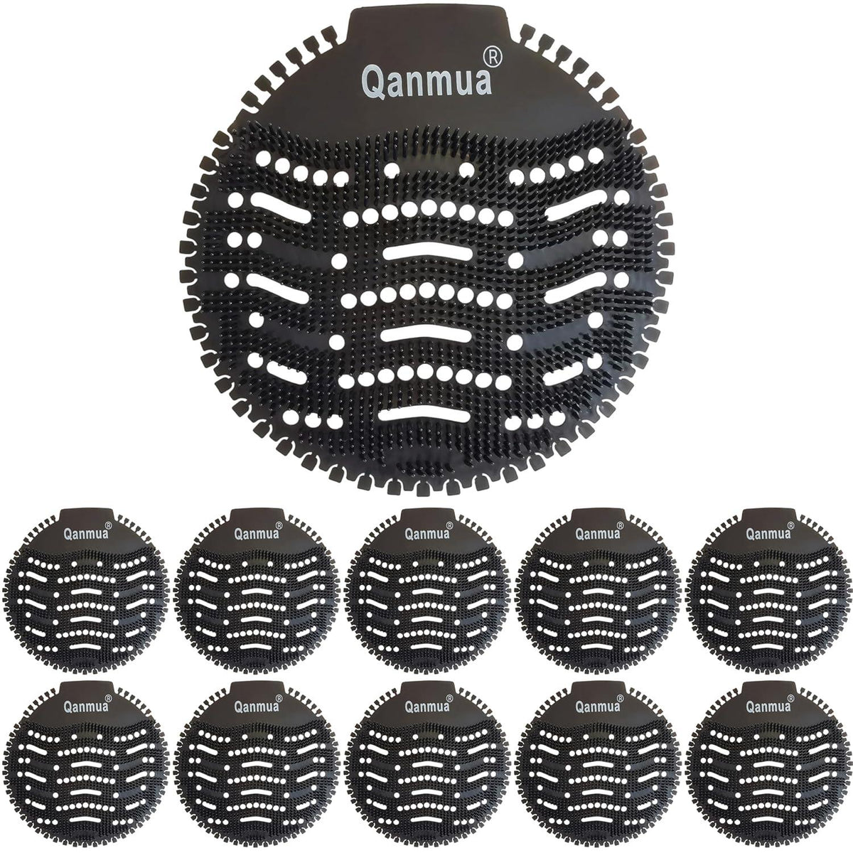 Urinalsieb mit Duft 10 Stück Schwarz Meeresfrische