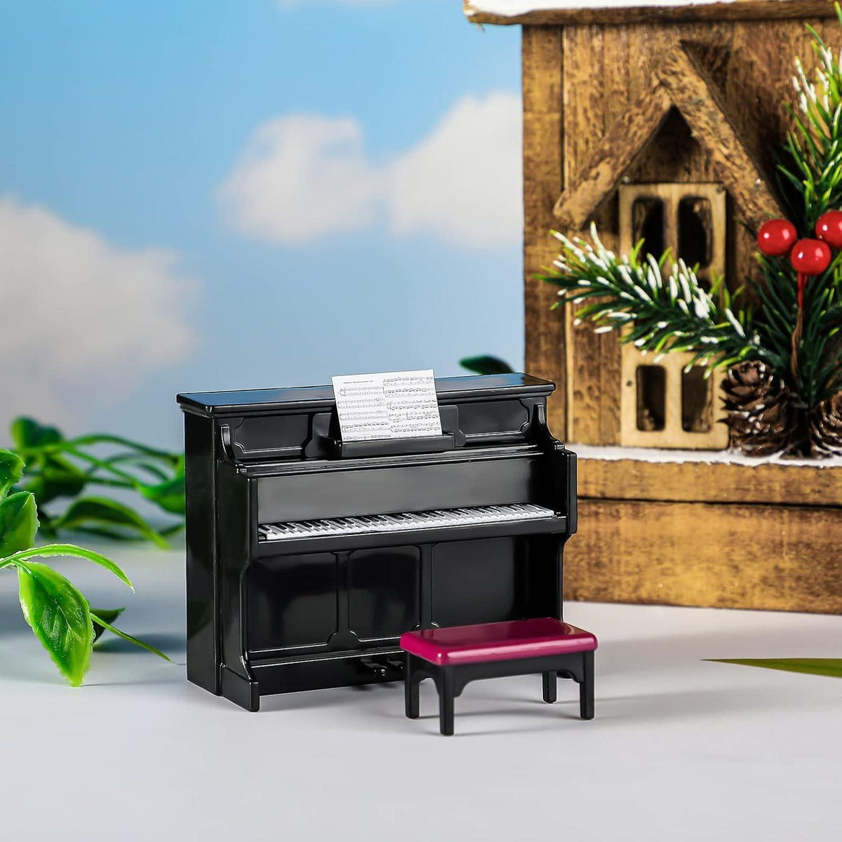 24-tlg. Miniatur Musikinstrumente Set Puppenhaus Weihnachten
