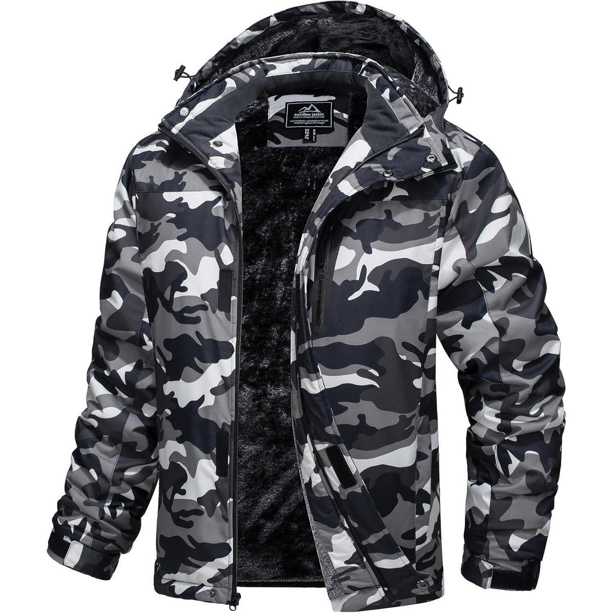 Herren Skijacke Wasserdicht & Warm – Outdoor Winterjacke