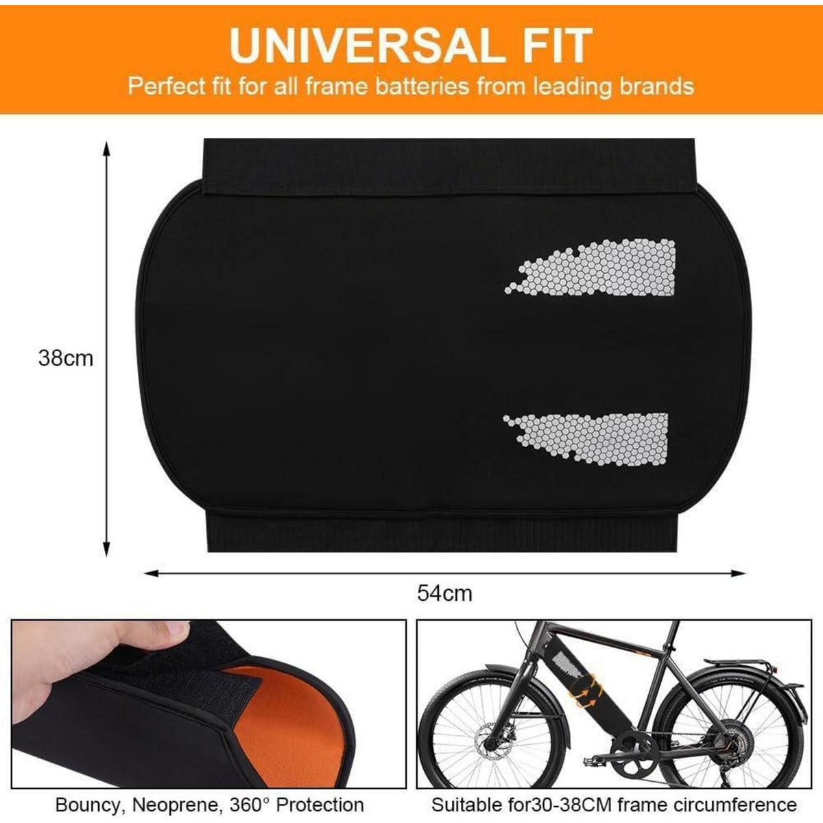 E-Bike Akku Schutzhülle – Universell & Reflektierend
