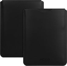 E-Reader Hülle Leder Schutzhülle 6,8 Zoll Schwarz Flip-In-Design