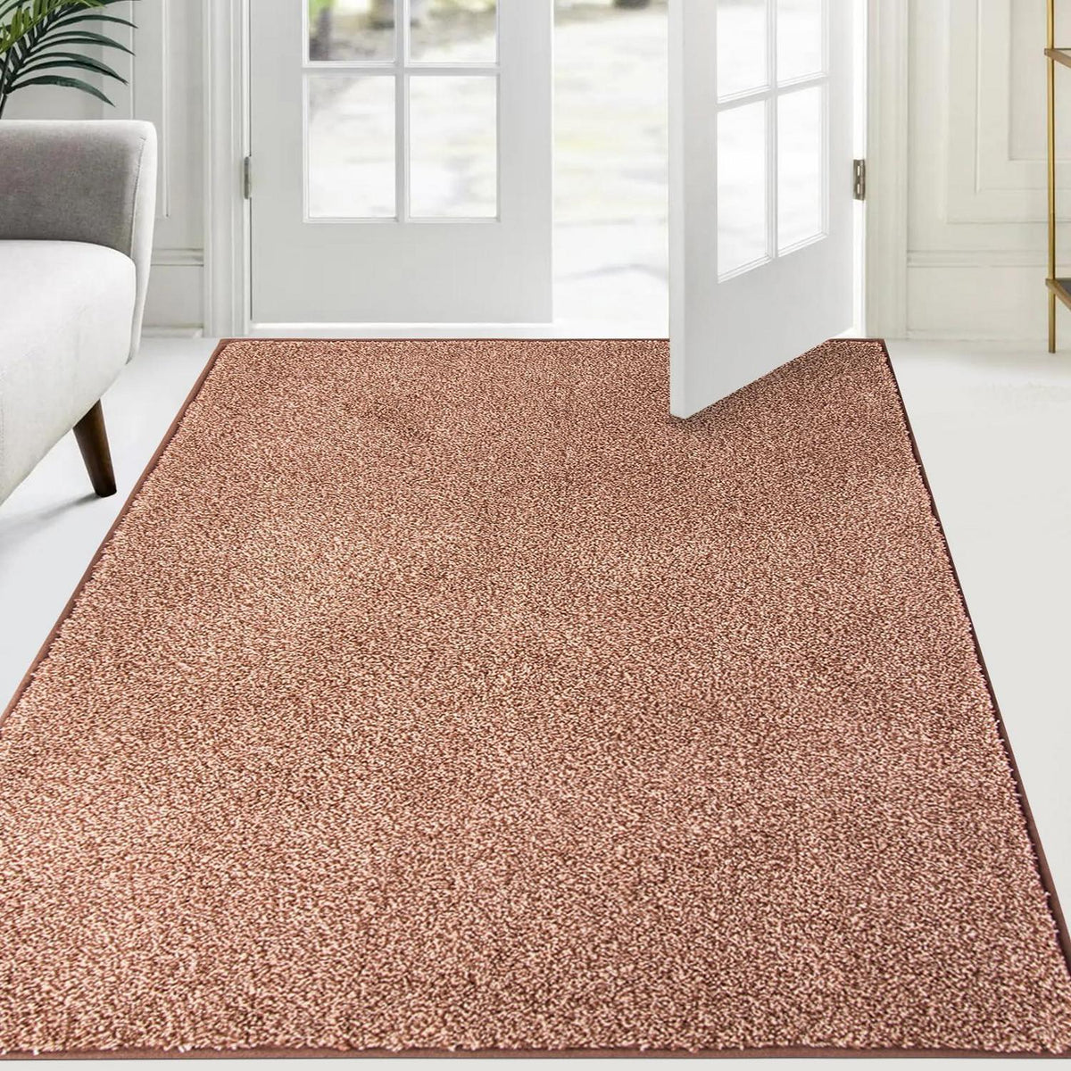 Schmutzfangmatte Braun 137x210 cm – Rutschfest & Waschbar