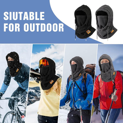 Thermo Fleece Sturmhaube Winter – Winddichte Skimaske für Herren & Damen