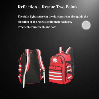 Erste-Hilfe-Rucksack Rot – Medizinischer Notfallrucksack leer