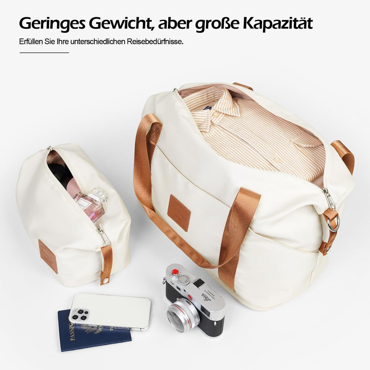 COOLIFE Hartschalen-Koffer-Set 6tlg Blau/Braun TSA Rollen