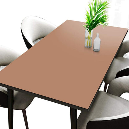 PU Tischdecke wasserdicht 80x200cm Khaki Grau