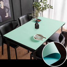 PU Tischdecke wasserdicht 85x140cm Grün Blau